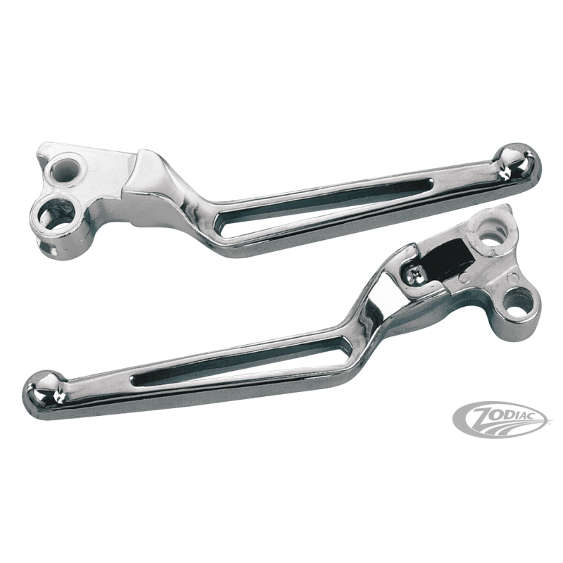 LEVIERS DE FREIN ET D'EMBRAYAGE CHROMES DE "STYLE FURTIF"