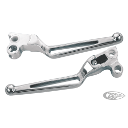 LEVIERS DE FREIN ET D'EMBRAYAGE CHROMES DE "STYLE FURTIF"