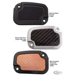 COUVERCLES DE MAITRE CYLINDRE DE FREIN ET EMBRAYAGE BRASS BALLS CYCLES CLUTCH