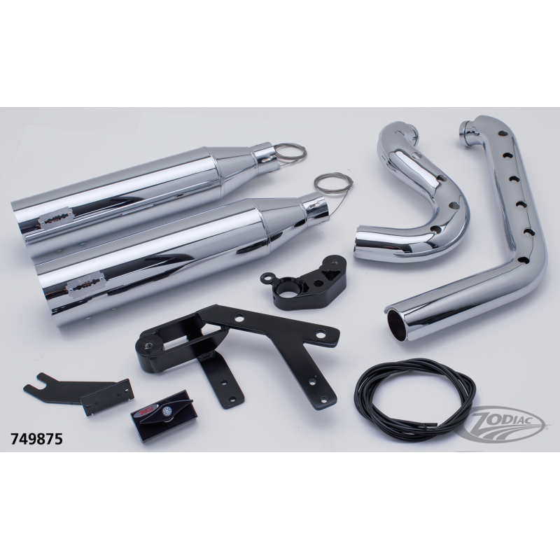 POTS HOMOLOGUES MCJ REGLABLES 2-EN-2 POUR MILWAUKEE EIGHT SOFTAIL