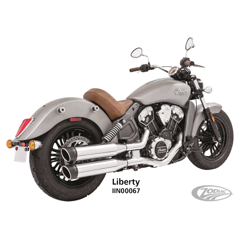 4" SLIP-ONS POUR INDIAN SCOUT