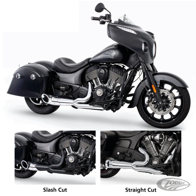 SHORTY TURN OUT SLASH CUT 2-EN-1 POUR INDIAN POWERPLUS & THUNDERSTROKE