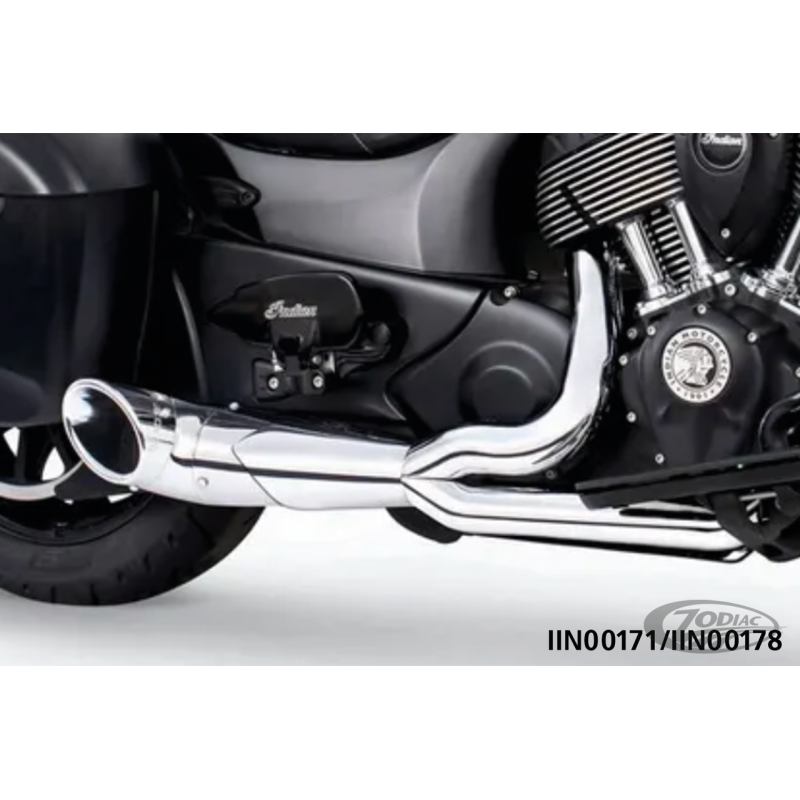 SHORTY TURN OUT SLASH CUT 2-EN-1 POUR INDIAN POWERPLUS & THUNDERSTROKE