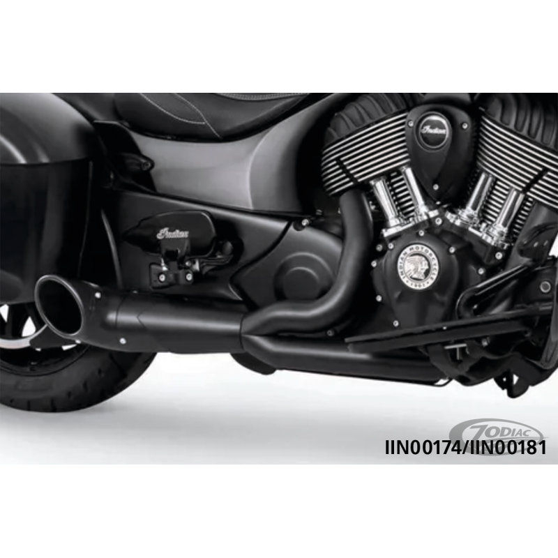 SHORTY TURN OUT SLASH CUT 2-EN-1 POUR INDIAN POWERPLUS & THUNDERSTROKE