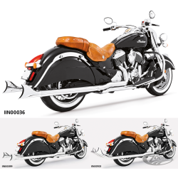 SHARKTAIL TRUE DUALS POUR INDIAN POWERPLUS & THUNDERSTROKE