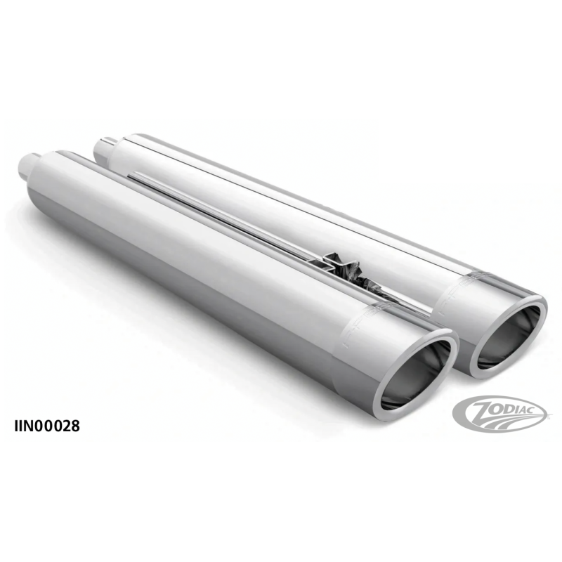 4" SLIP-ONS POUR INDIAN POWERPLUS & THUNDERSTROKE