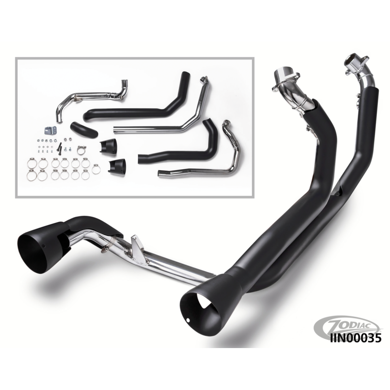 4" SLIP-ONS POUR INDIAN POWERPLUS & THUNDERSTROKE