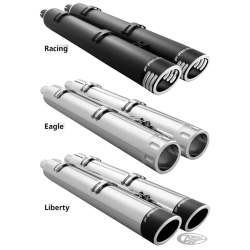 4" SLIP-ONS POUR INDIAN POWERPLUS & THUNDERSTROKE