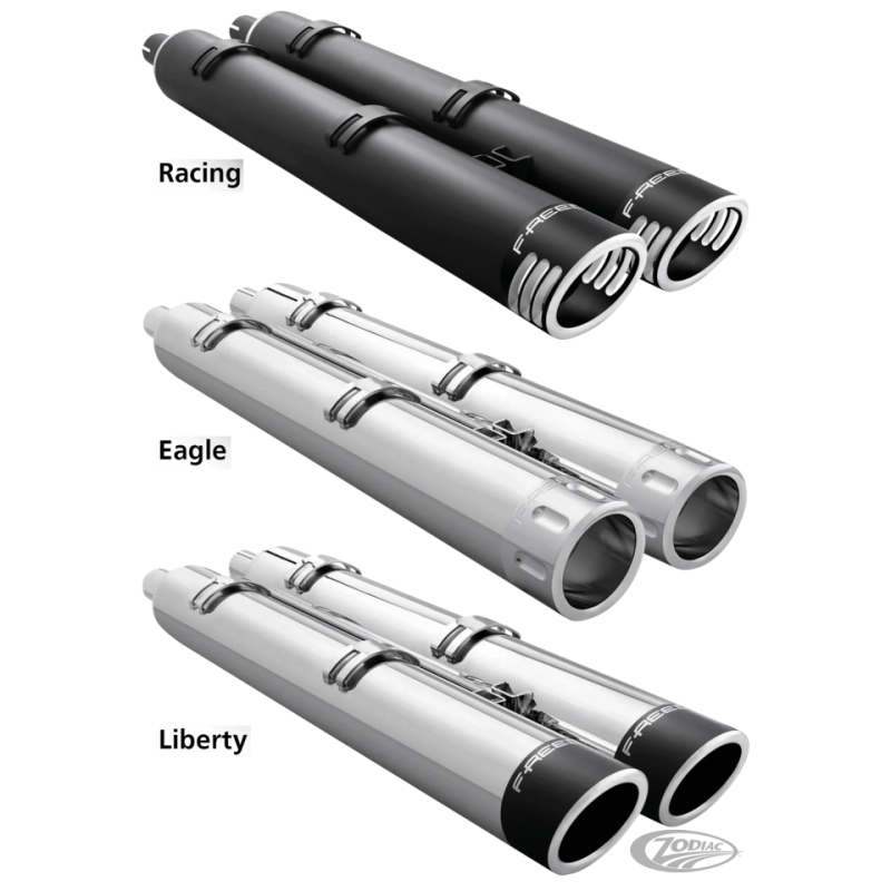 4" SLIP-ONS POUR INDIAN POWERPLUS & THUNDERSTROKE