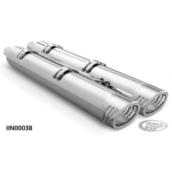 4" SLIP-ONS POUR INDIAN POWERPLUS & THUNDERSTROKE