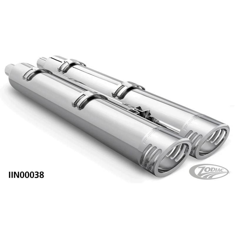 4" SLIP-ONS POUR INDIAN POWERPLUS & THUNDERSTROKE