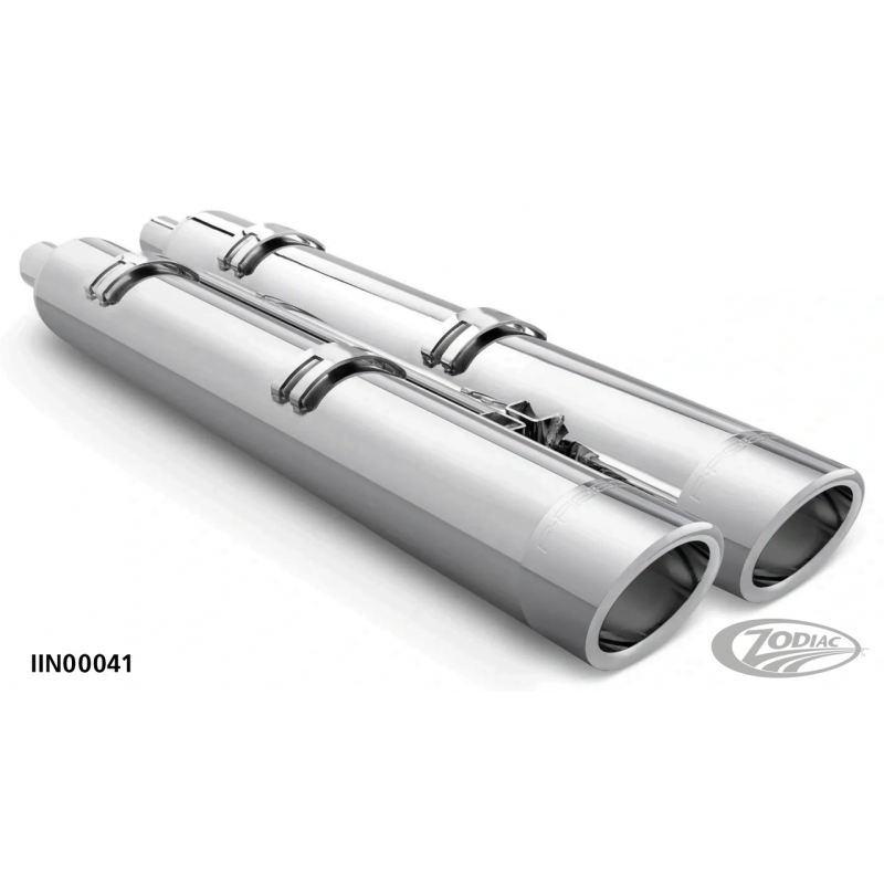 4" SLIP-ONS POUR INDIAN POWERPLUS & THUNDERSTROKE