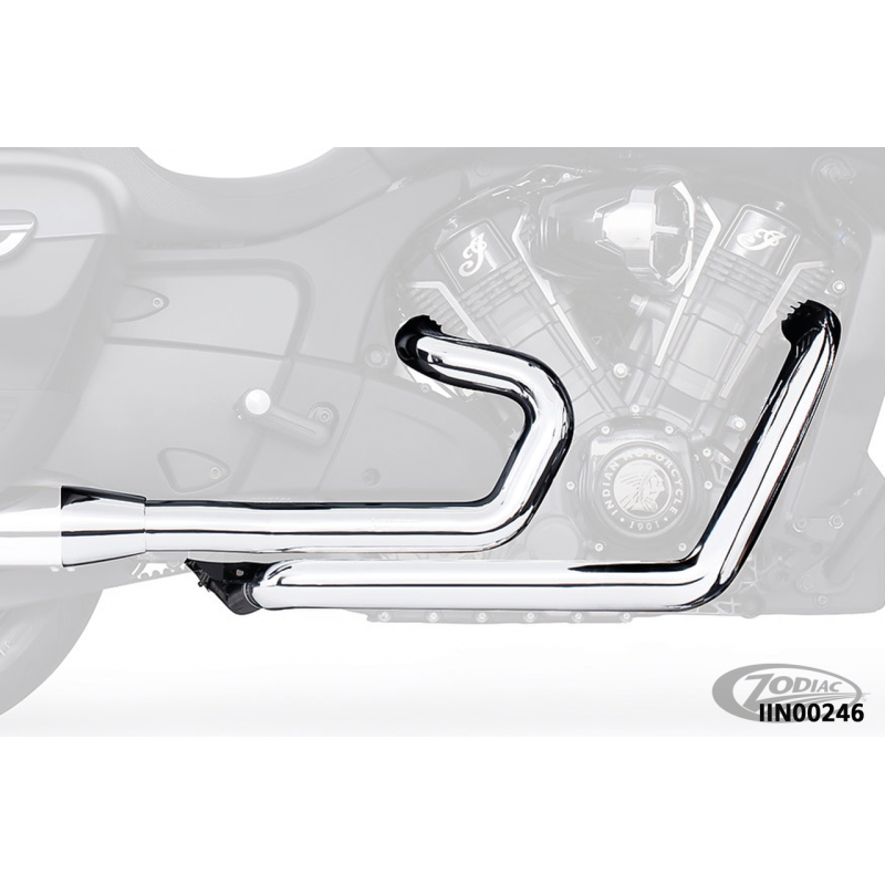 4" SLIP-ONS POUR INDIAN POWERPLUS & THUNDERSTROKE