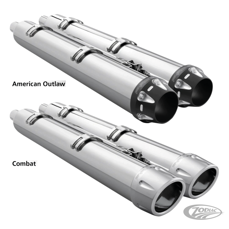 4 1/2" SLIP-ONS POUR INDIAN POWERPLUS & THUNDERSTROKE