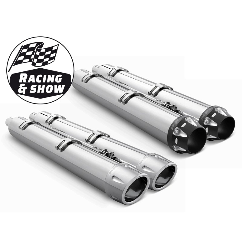 4 1/2" SLIP-ONS POUR INDIAN POWERPLUS & THUNDERSTROKE