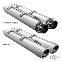 4 1/2" SLIP-ONS POUR INDIAN POWERPLUS & THUNDERSTROKE