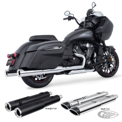 4 1/2" TWO-STEP SLIP-ONS POUR INDIAN POWERPLUS & THUNDERSTROKE