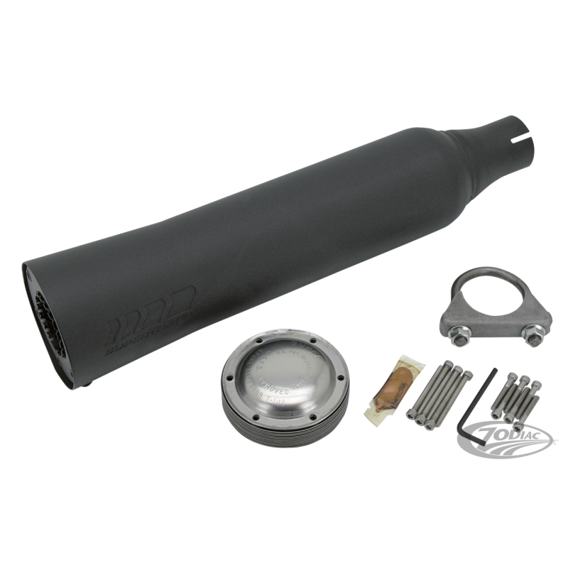 SILENCIEUX SUPERTRAPP UNIVERSELS NOIRS