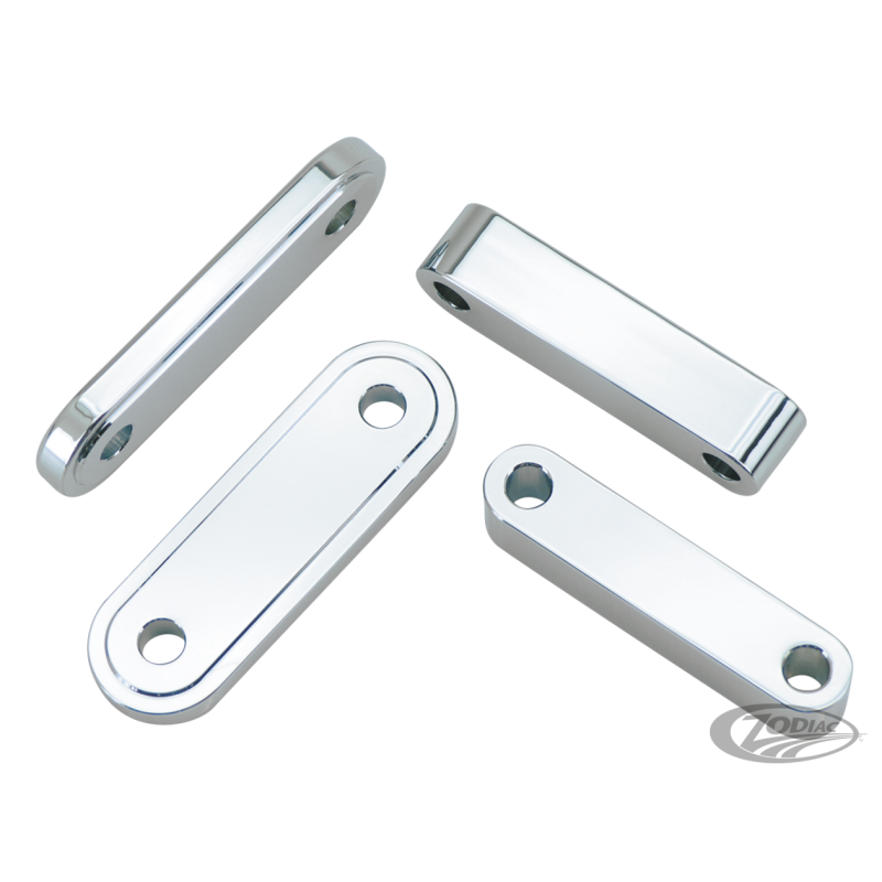 ENTRETOISES DE GARDE-BOUE AVANT CHROMEES