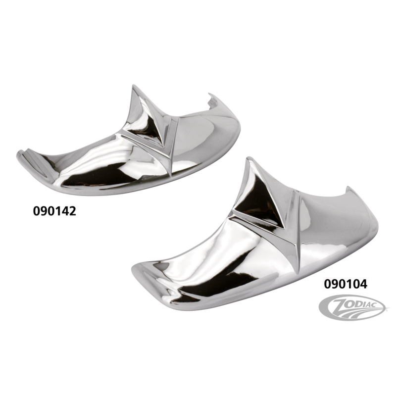 ARETES ET ENJOLIVEURS EN "V" POUR GARDE-BOUE