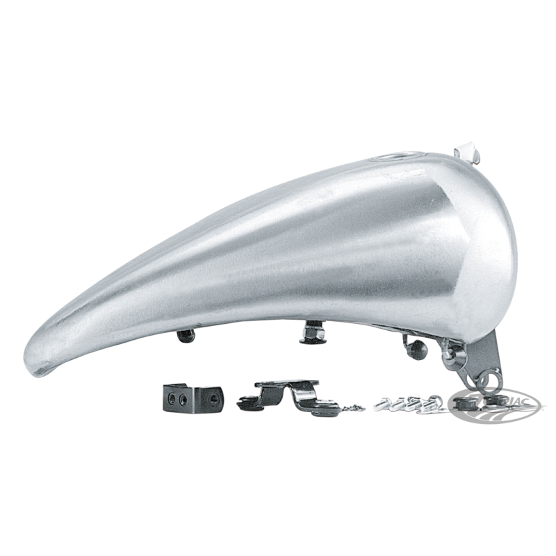 RESERVOIR ACIER RALLONGE EN UNE PIECE POUR SOFTAIL AVEC CONSOLE