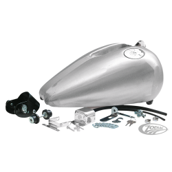 RESERVOIR FAT-BOB D'UNE PIECE POUR SPORTSTER SUR SILENT-BLOC