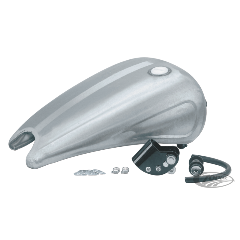 RESERVOIR UNE PIECE RALLONGE 2" AVEC EMPREINTES POUR SPORTSTER