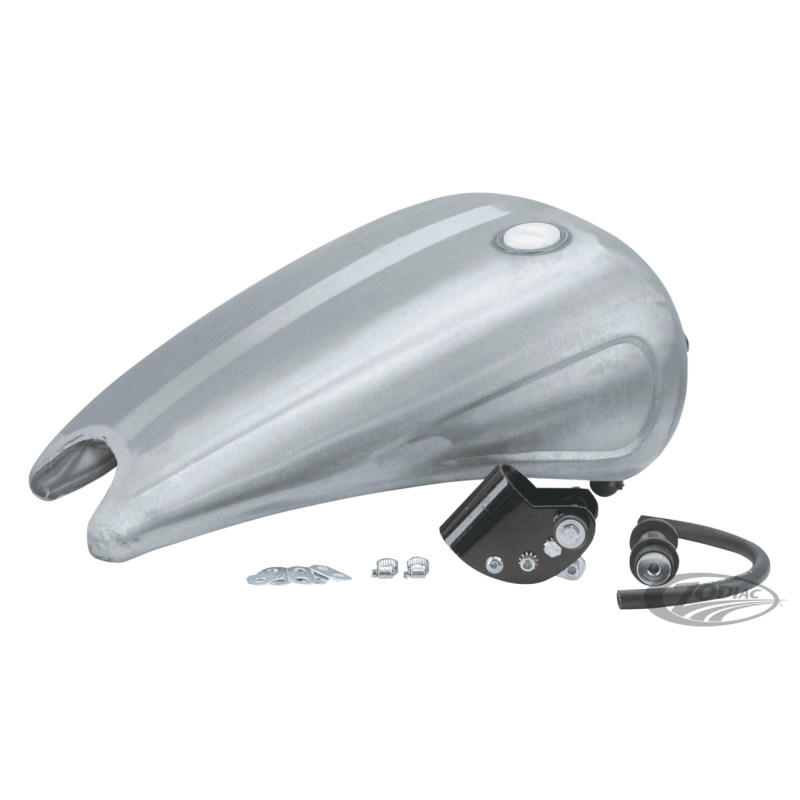 RESERVOIR UNE PIECE RALLONGE 2" AVEC EMPREINTES POUR SPORTSTER