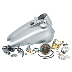 RESERVOIR RALLONGE UNE PIECE AVEC CONSOLE ET COMPTEUR POUR SPORTSTER