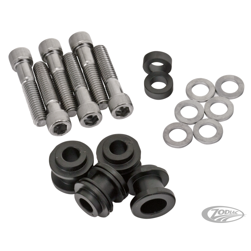 KITS DE FIXATION DE SISY-BARS ET PORTE-BAGAGES POUR MILWAUKEE EIGHT SOFTAIL