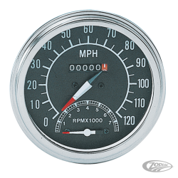 COMPTEUR DE VITESSE/TACHYMETRE II POUR LES TABLEAUX DE BORD DES FAT BOB