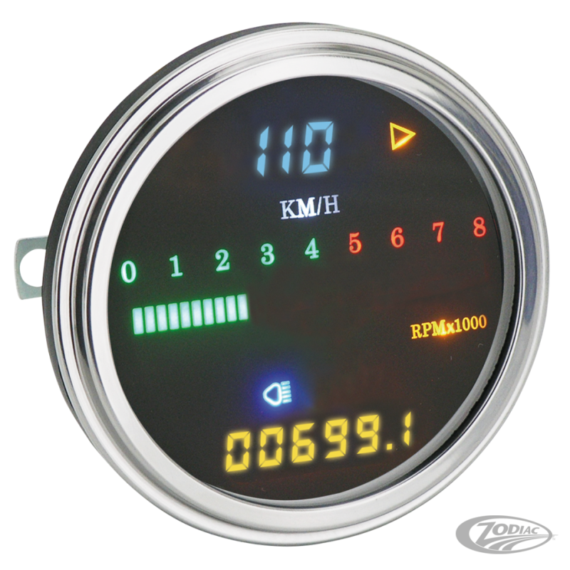 COMPTEUR/COMPTE-TOURS DIGITAL ENTRAINE PAR CABLE