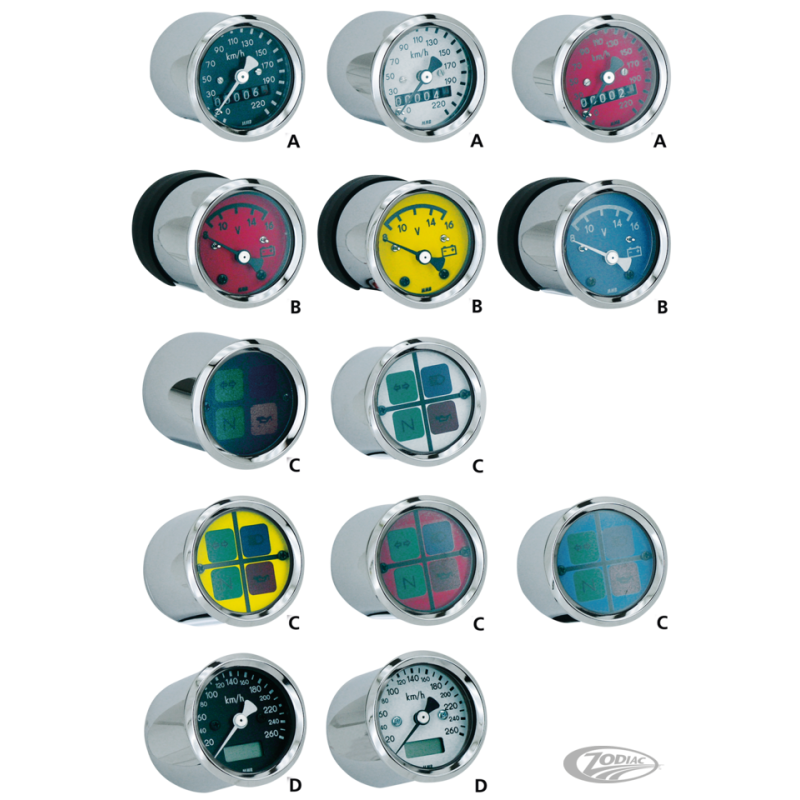 MINI COMPTEUR ET JAUGES MMB 48MM