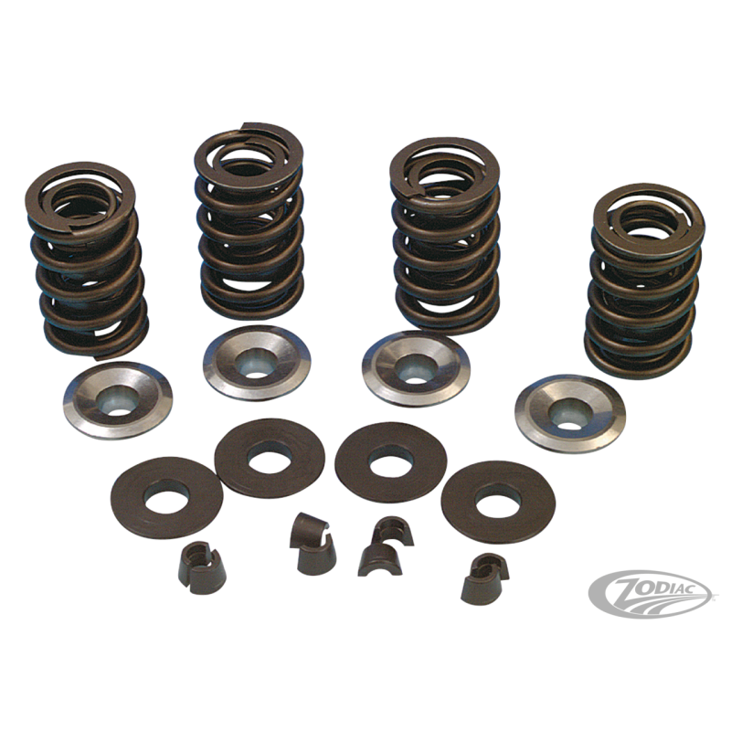 RESSORTS DE SOUPAPE V-THUNDER AVEC CLAVETTES ET COUPELLES