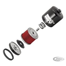 FILTRES A HUILE K&N AVEC ECROU