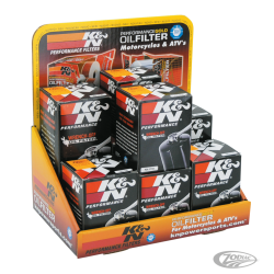 FILTRES A HUILE K&N AVEC ECROU