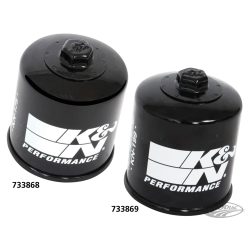 FILTRES A HUILE K&N AVEC ECROU POUR INDIAN