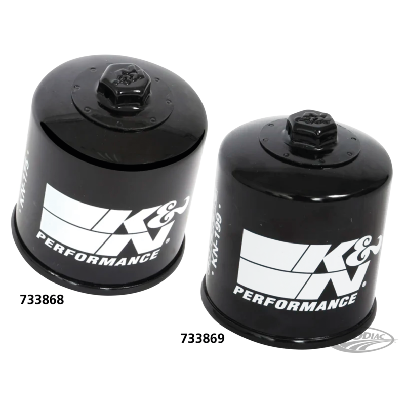 FILTRES A HUILE K&N AVEC ECROU POUR INDIAN