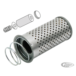 FILTRE A HUILE DANS LE BAC A HUILE POUR 1965 A 1982 BIG TWIN