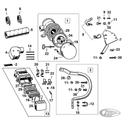 PIECES DE FILTRE A AIR POUR MODELES WLA & WLC