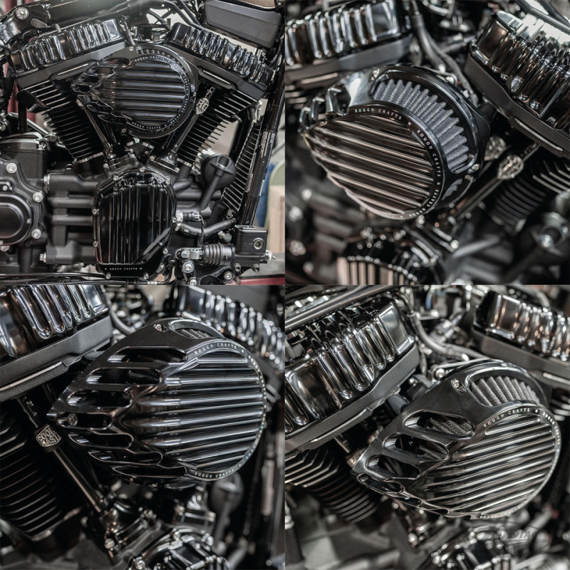 ARLEN NESS ROUGH CRAFTS GOUTTE NOIRE M8/TOURING/TRIKE 17-23, SOFTAIL 18-23