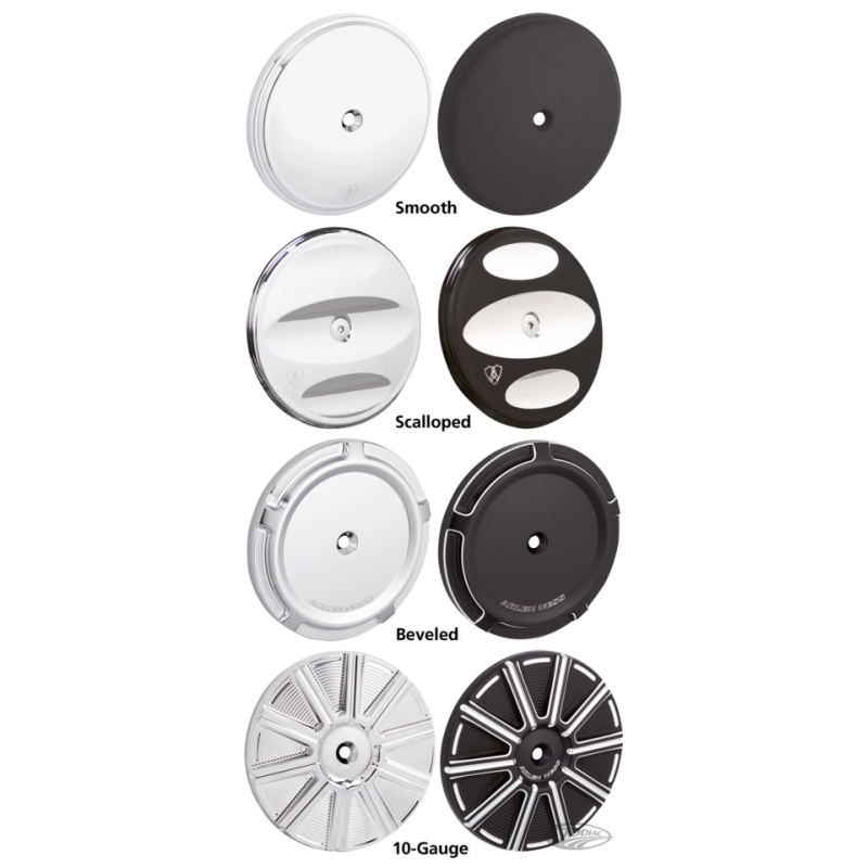 FILTRE A AIR USINES ARLEN NESS "BIG SUCKER" STAGE I AVEC COUVERCLE