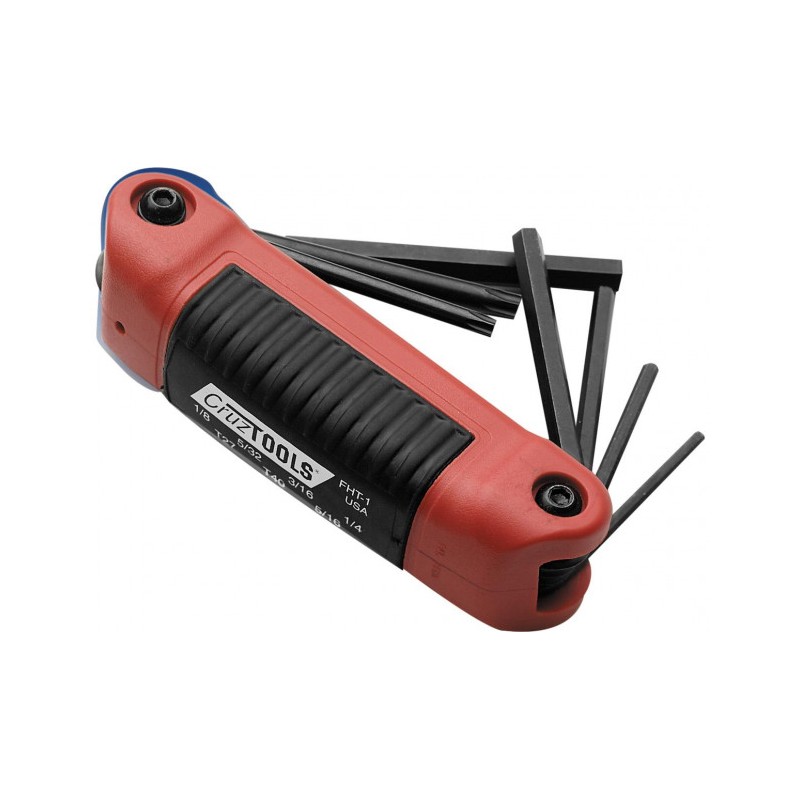 Jeu de clés hexagonales/Torx pliantes