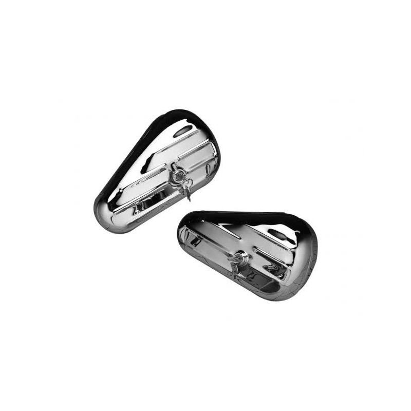 Boîte à outils Teardrop OE 40-59 avec serrure à bascule Chrome