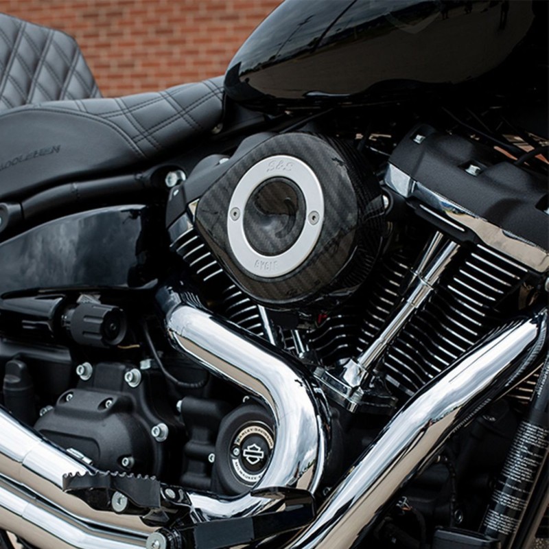 FILTRE A AIR S&S STEALTH CARBONE TEARDROP