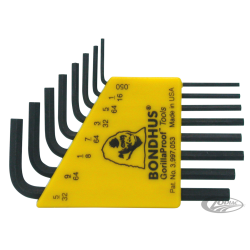 ENSEMBLES DE CLEFS HEXAGONALES EN POUCES