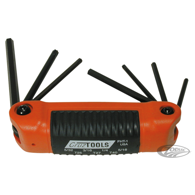 ENSEMBLE DE CLEFS HEXAGONALES & TORX CRUZTOOLS