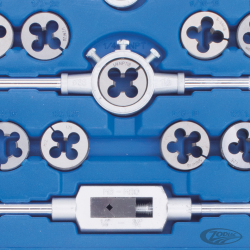 JEU DE TARAUDS ET FILIERES METRIQUES/POUCES, 110 PIECES