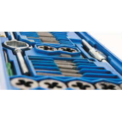 ENSEMBLE DE 40 TARAUDS ET FILIERES METRIQUE