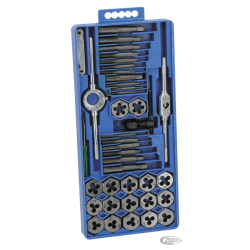 ENSEMBLE DE 40 TARAUDS ET FILIERES METRIQUE